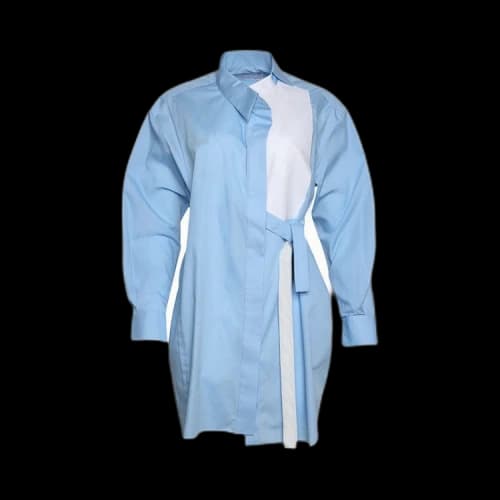 Sacai Poplin Dress 'Light Blue'