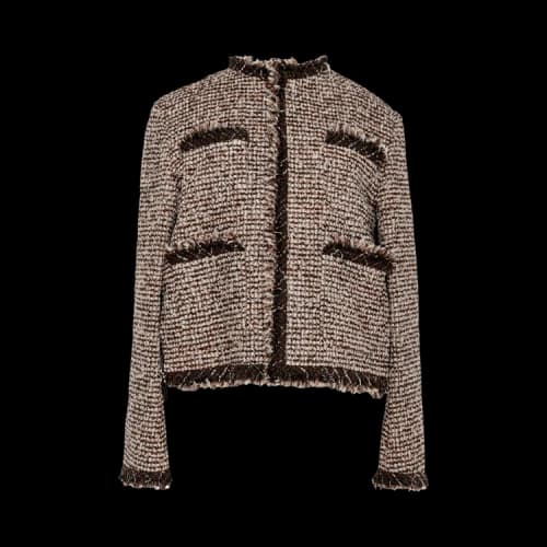 Sacai Tweed Jacket 'Brown'