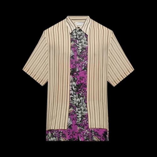 Dries Van Noten Transparent Shirt 'Ecru'
