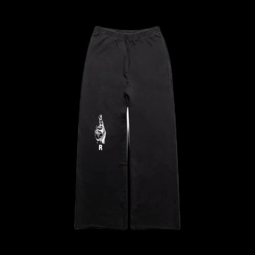 Raf Simons Hand Sign Joggers 'Black'