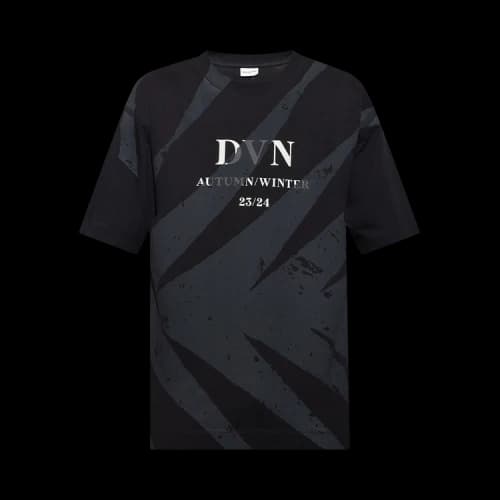 Dries Van Noten Heli Slogan Print T-Shirt 'Black'
