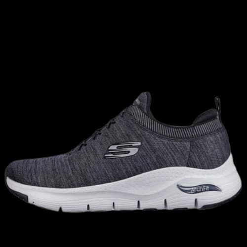 Skechers Arch Fit - Waveport 'Black Grey'