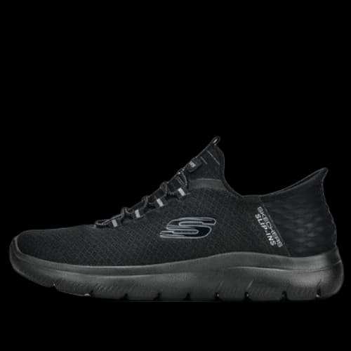 Skechers Slip-On Tennis Shoes 'Black'