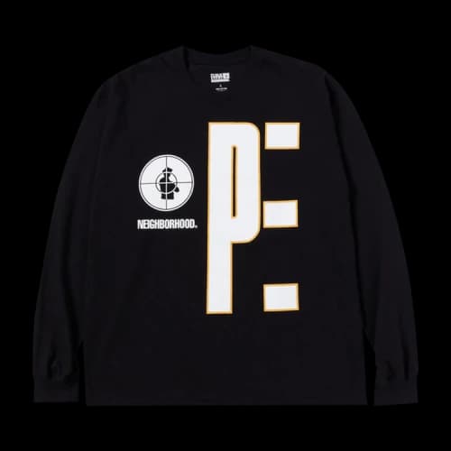 Neighborhood x Public Enemy Long-Sleeve Tee 'Black'