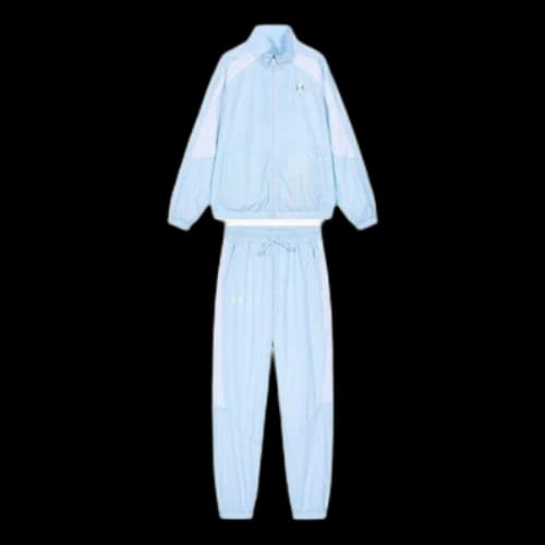 (GS) Under Armour Sportswear Track Jacket and Pants 'Blue White'