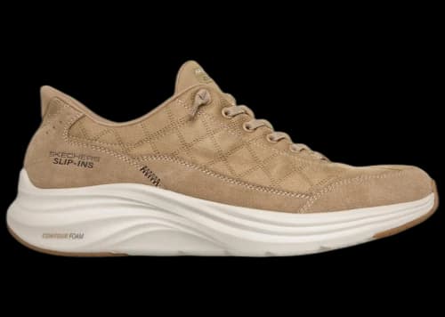 Skechers Slip-ins Contour Foam Cozy Fit Sand