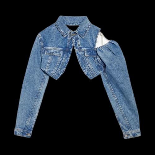 Jacquemus La Chemise De Nimes Linon Jacket 'Light Blue/Tabac'