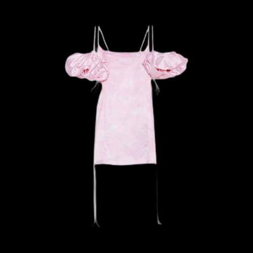 Jacquemus La Mini Robe Chouchou Dress 'Print Toile De Jouy Pink'
