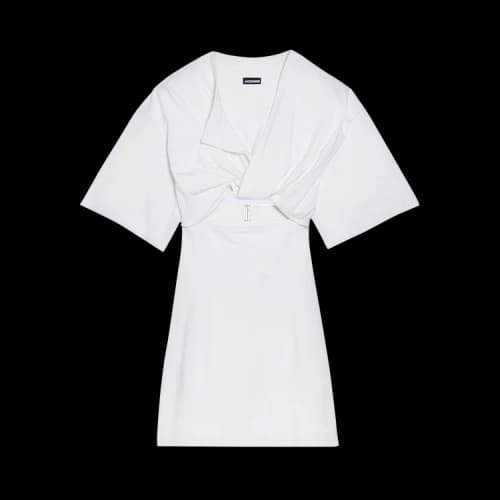 Jacquemus La Robe T-Shirt Bahia Dress White
