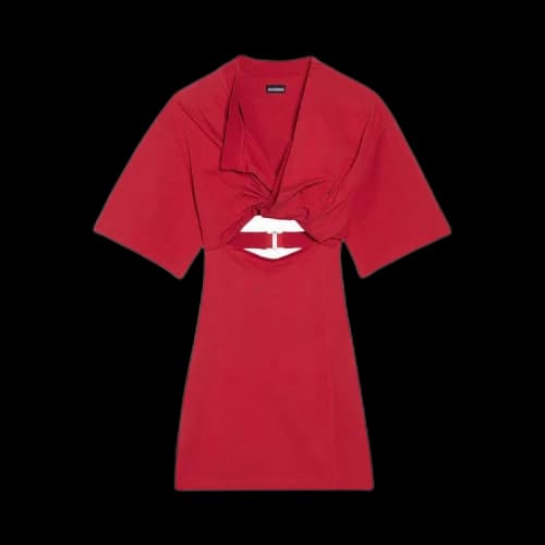 Jacquemus La Robe T-Shirt Bahia Dress Red