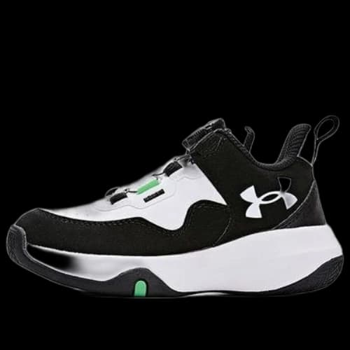 (GS) Under Armour Sportswear Sneakers 'Black White'
