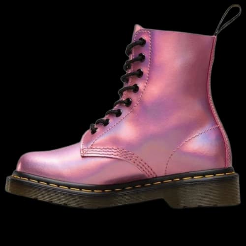 Dr. Martens 1460 Pascal Iced Wear-resistant Shock Absorption Martin boots Pink (Women's)