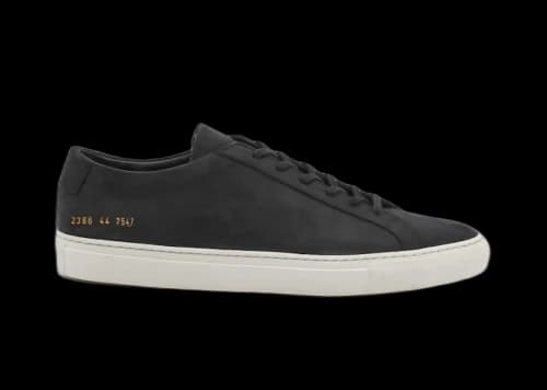 Common Project Original Achilles Low Black Nubuck