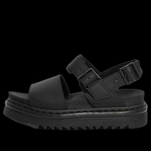 Dr. Martens Voss Leather Strap Sandals Black (Women's)