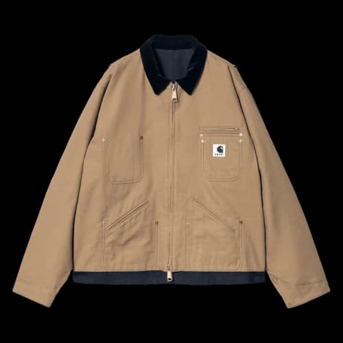 Sacai Reversable Duck Jacket 'Beige/Navy'