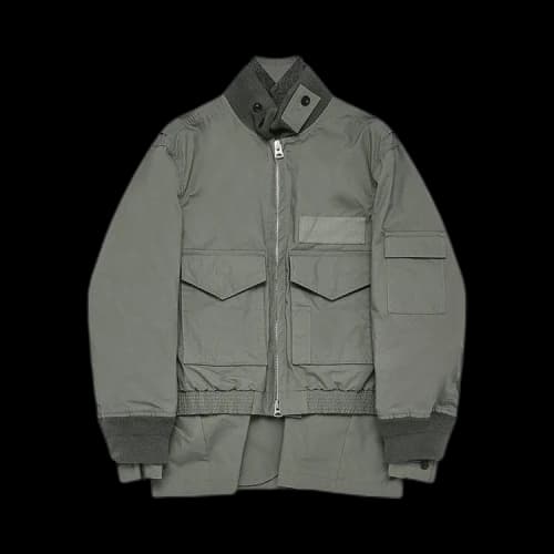 Sacai Ripstop Jacket 'B/Khaki'