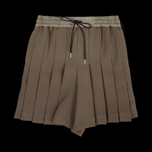 Sacai Technical Jersey Shorts 'Khaki'