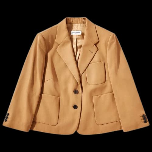 Dries Van Noten Cropped Blazer 'Camel'