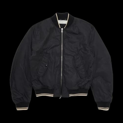 Dries Van Noten Zip Bomber Jacket 'Black'