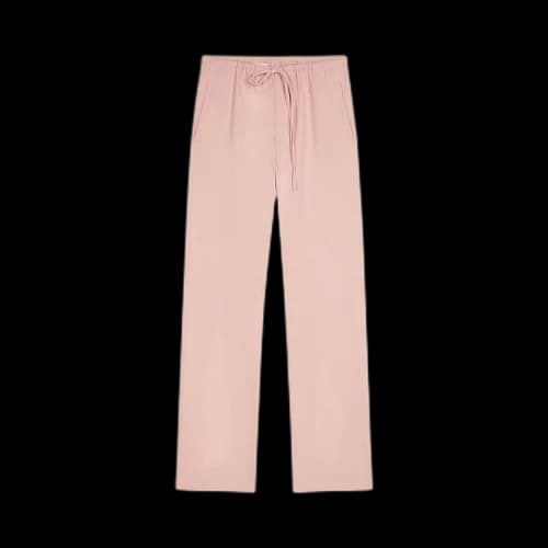 Dries Van Noten Wool Satin Pants 'Old Rose'