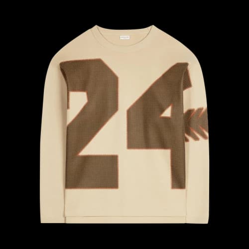 Dries Van Noten Oversized Graphic Sweater 'Beige'