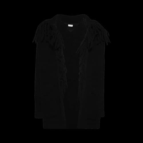 Dries Van Noten Fringed Cardigan 'Black'