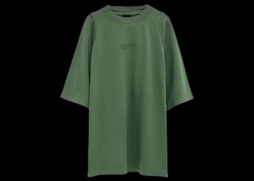 Jacquemus Le T-Shirt Camargue 590 Dark Green