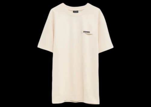 Jacquemus Le T-Shirt Gros Grain 150 Beige