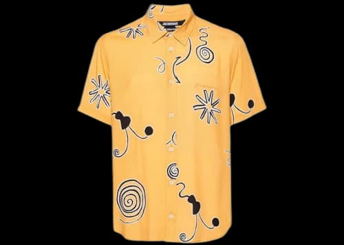 Jacquemus La Chemise Melo Arty Spiral Black/Orange