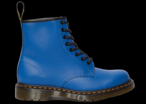 Dr. Martens 1460 Smooth Leather Lace Up Boot Blue