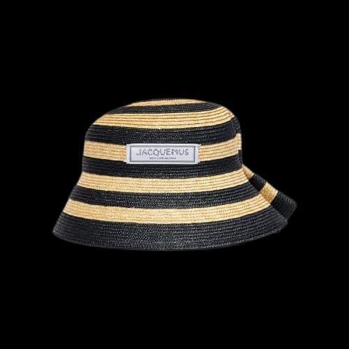 Jacquemus La Chapeau Vela 'Ivory/Black'