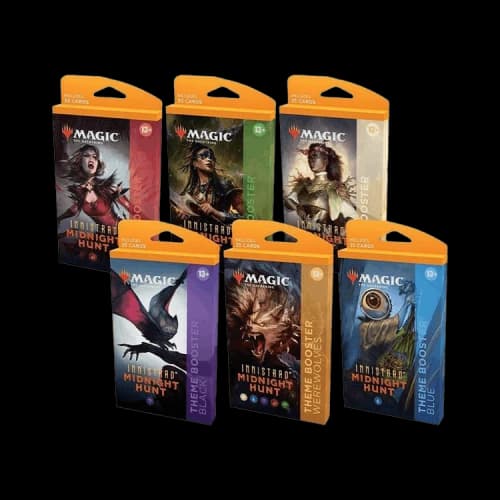 Magic: The Gathering Innistrad: Midnight Hunt Theme Booster (Set of 6)