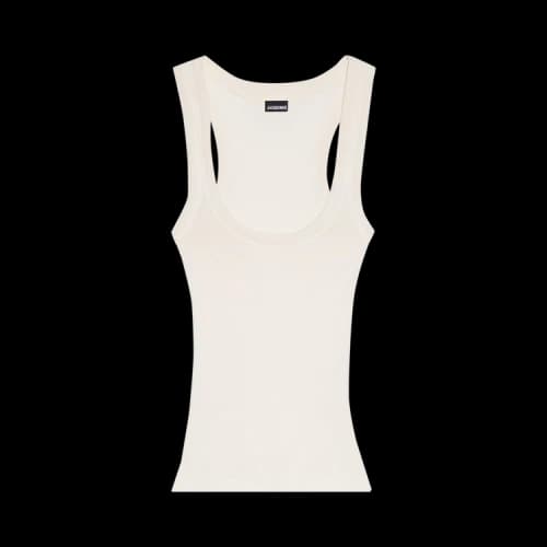 Jacquemus Gros Grain Tank 'White'