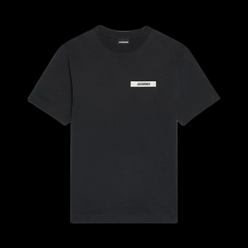 Jacquemus Le T-Shirt Gros Grain 'Black'