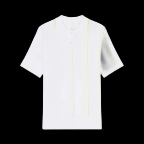 Jacquemus Juego Short-Sleeve Polo 'White'