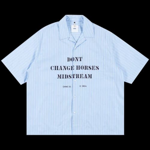 OAMC Kurt Shirt 'Light Blue Stripe'