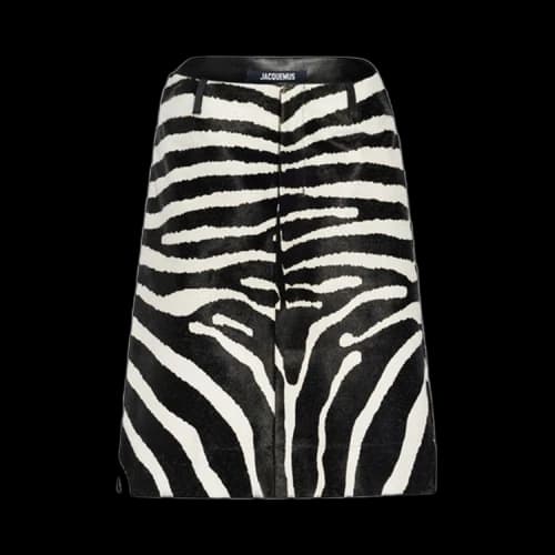 Jacquemus Tozzi Skirt 'Zebra'