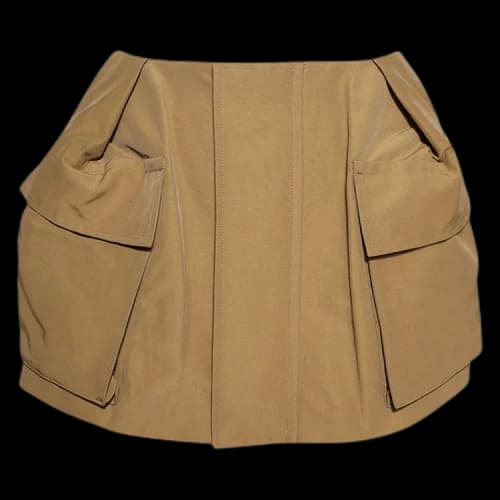 Sacai Grosgrain Shorts 'Beige'