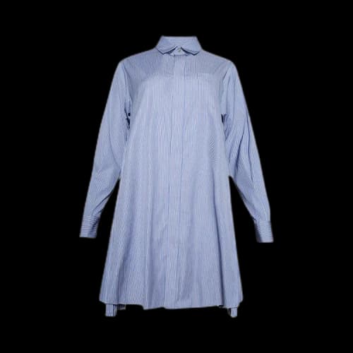 Sacai Poplin Dress 'Blue Stripe'
