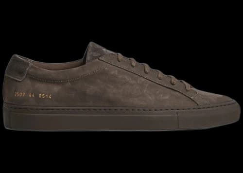 Common Projects Original Achilles Nubuck Charcoal