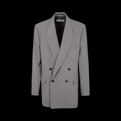 Dries Van Noten Bishop Jacket 'Cement'