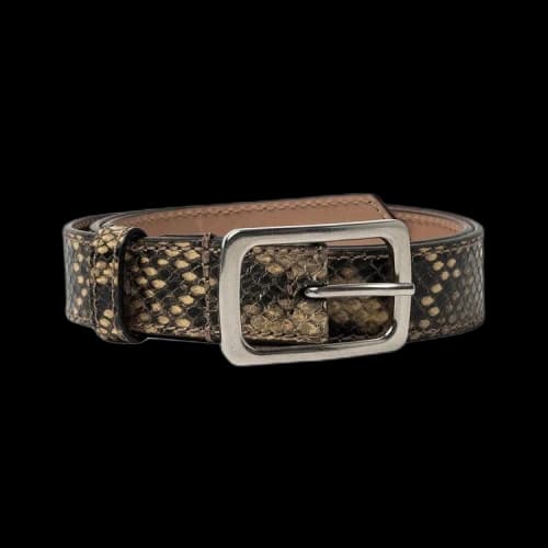 Dries Van Noten Snakeskin Belt 'Beige'