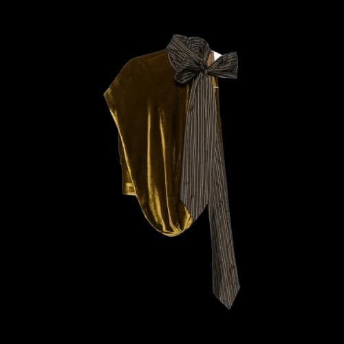 Dries Van Noten Cresta Top 'Ocra'