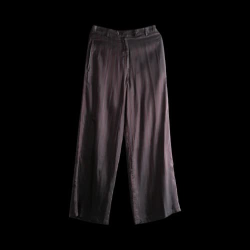 Dries Van Noten Wide Leg Pants 'Burgundy'