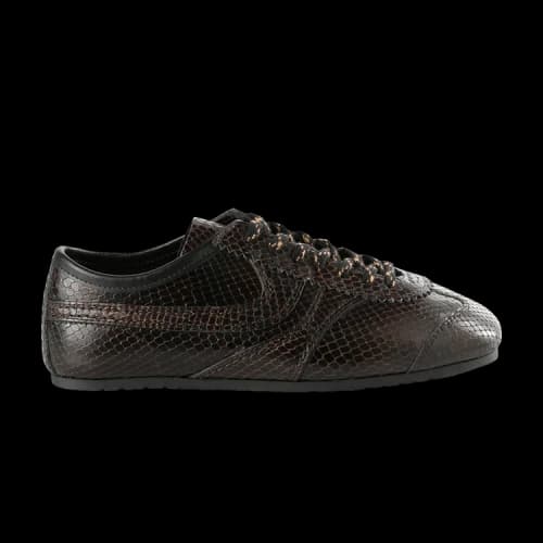 Dries Van Noten Capsule Sneakers Snake Embossed Dark Brown (Women's)