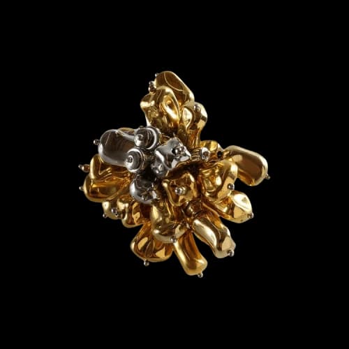 Dries Van Noten Embroidered Ring 'Gold'