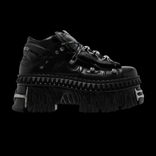 Vetements x New Rock Combat Boot 'Black'