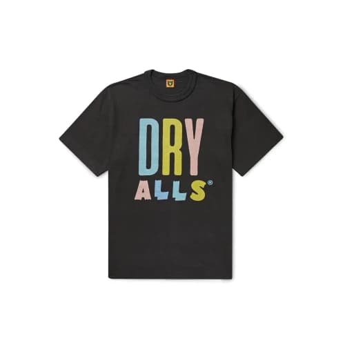 Human Made Logo-Print Cotton-Jersey T-Shirt Black (SS21)