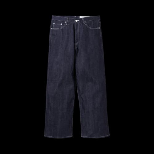Neighborhood Rigid Denim Wide Pants 'Indigo'