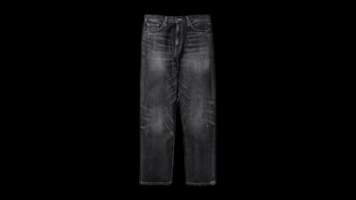 Neighborhood Washed Denim DP Basic Pant Black